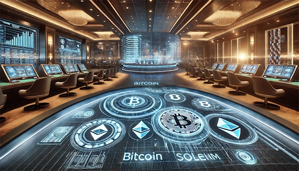 Paiements crypto en casino