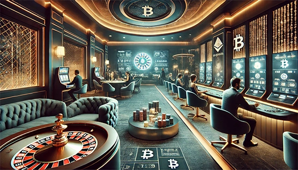 Paiements crypto en casino